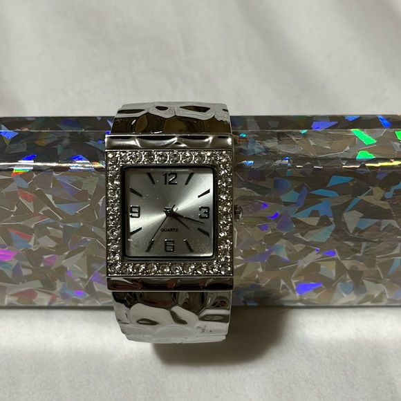 Silver watch bracelet quartz - Picture 1 of 3